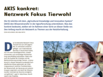LIF 1.23 - AKIS konkret:  Netzwerk Fokus Tierwohl